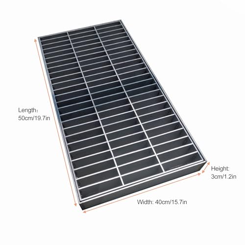Grille de caniveau robuste charge lourde pour évacuation durable des eaux