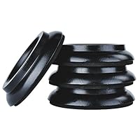 Upright Piano Caster Cups,Premium Qualität Hartholz Piano Caster Pads Möbel Bein Pad Set von 4, mit Anti-Rutsch-Feuchtigkeit-Proof & Anti-Noise-Filz-Pads für Hartholz Bodenschoner ((Hartholz-Schwarz)