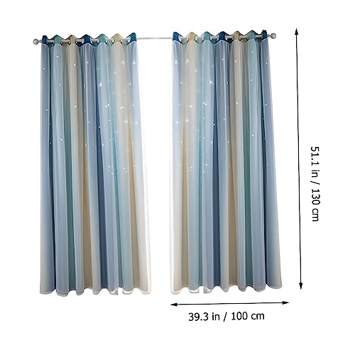Rideau double couche isolant pour éliminer la lumière du salon - 5