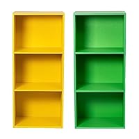 Amazon｜OKUNAI カラーボックス 3段 幅約39×奥行約29×高さ約89cm 2台