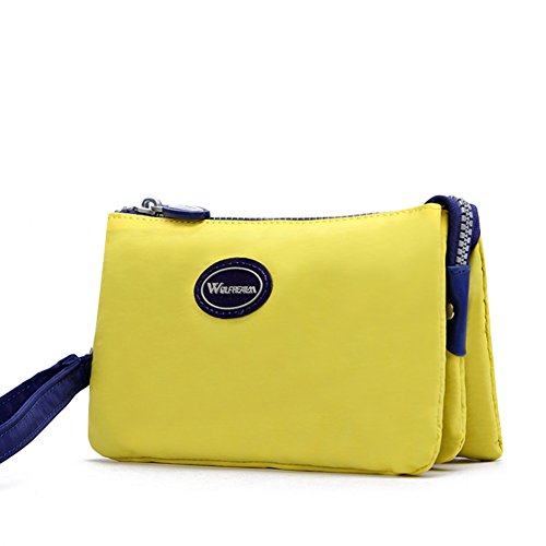 Porte-monnaie embrayage et sac à main de toile pour dames style décontracté