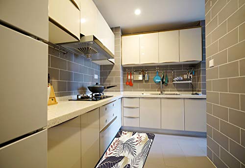 Alfombrillas de cocina ergonómicas de alta densidad con un sofisticado estilo selva 4