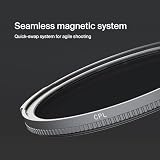 Urth 43mm Magnetyczny filtr polaryzacyjny kołowy (CPL) (Pro) — Profesjonalny system Magnetic-Lock z zaawansowaną powłoką Nano Multi-Coated zapewniającą polaryzację dla obiektywów