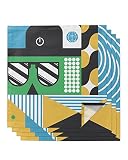 Illustration Cloth Napkins 20"x 20" Dinner Napkins Soft Comfortable Table Napkins for Christmas Than