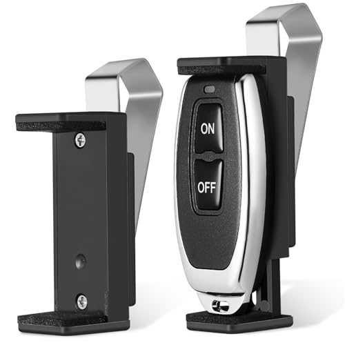 Lurrose 2Piezas Clip De Remoto Ajustable para Control De Puerta De Soporte Solar Durable y Unidades Rayones