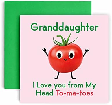 Huxters Birthday Cards for Women - I Love You Auntie Birthday Card for her - Funny Happy Card for Auntie Fun Tomato Happy Birthday - 14.8cm (Auntie)