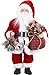 Produktbild Uten Weihnachtsmann 45,7cm/18 Santa Claus Figuren animierte Weihnachtsstern stehend Santa Figur mit Geschenk und Weihnachtsbaum für Tischplatte Figur Ornamente Weihnachtsfeier