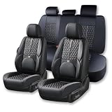 Wertigen Car Seat Covers for Lexus GS350 (2006-2020),Luxurious Leather, Water-Resistant and Abrasion-Resistant,5-Seat Full Set, Seats,Protect and Upgrade Interiors,Airbag Compatible