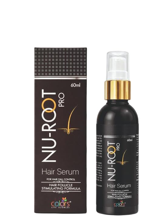 Nu-Ro-ot Pro Hair Serum for Hair Fall Control and Nourishment, Lightweight, Frizz-Free, Smooth and Shiny Hair, for Men and Women, 60ml-image-33
