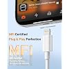Lightning to 3.5mm Headphone Jack Adapter [Apple MFi Certified] Hi-Fi Stereo Sound, Full Function Control, Compatible with iPhone 14/13/12/11/X/8 & More for Music, Calls & Car AUX White 3Pack