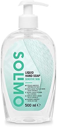 Amazon Brand - Solimo Hypoallergenic Liquid Hand Soap - for Sensitive Skin - Pack of 4 (4 bottles x 500ml)