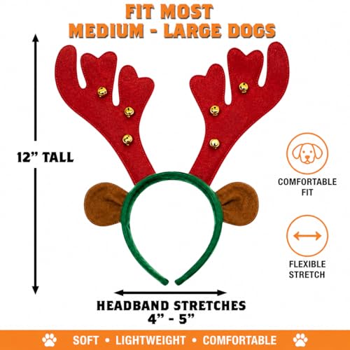 Disfraz Navidad para Perros Medium-Large Cuernos Reno miniatura 7
