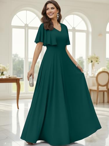 Image of KOH KOH Womens Long Elegant Bridesmaid Evening Cocktail Modest Maxi Dress