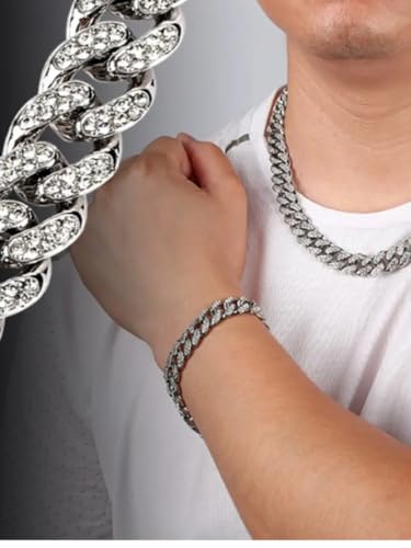 Image of Fancy Cuban adjustable link bracelet for unisex stylish anti tarnish Bracelet for women man boys girls accessories mc stan Jewellery cuff bracelet gifts