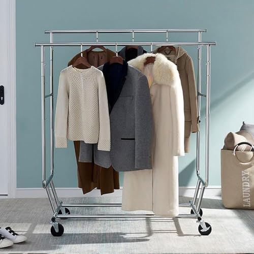 Portant à vêtements pour présentation de vente au détail ou dressing de chambre