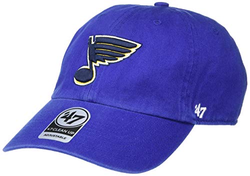 NHL St. Louis Blues Clean Up Cap, One Size, Royal