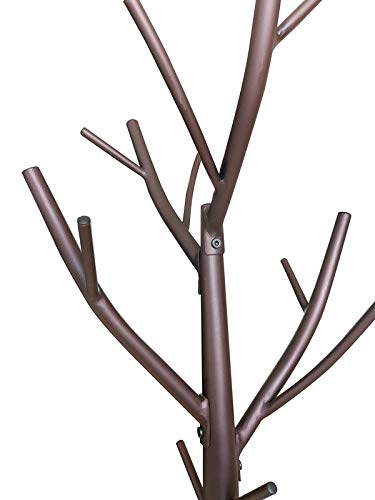 Kings Brand Bronze - Finish Metal Hall Tree Coat & Hat Rack With Branches #TOP1