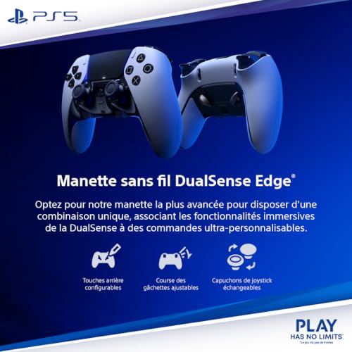 Manette sans fil DualSense – Édition limitée Marvel’s Wolverine, compatible PS5, PC, Mac et appareils mobiles