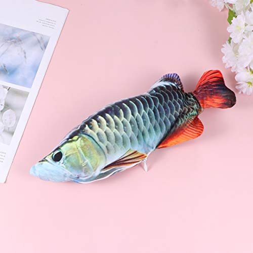 Gato De Pelúcia Brinquedos De Pelúcia Para Gatos Peixe Em Movimento Elétrico Peixe Interativo Brinqu