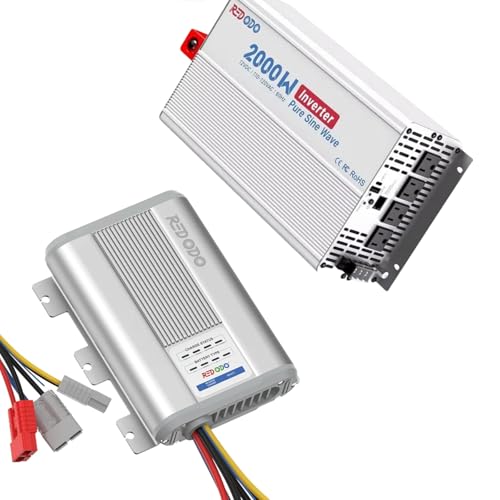 Image of Redodo 14.6V 40A DC to DC Lithium Battery Charger with MPPT and 2000W Power Inverter