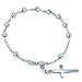 Produktbild Unendlich U Klassisch Kreuz Beads Kugeln Mädchen Charm-Armband 925 Sterling Silber Armkette Verstellbar Armkettchen, Silber