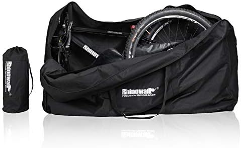 HUNTVP Bike Travel Bag Bicycle Transport Carrying Case with a Carry Bag for 26-29inch Folding Bike Foldaway Bicycle