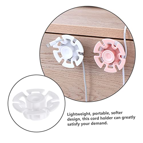 UPKOCH 6 Pçs Suporte De Fio Organizador De Cabo De Computador Organizador De Cabo De Mesa Suporte De