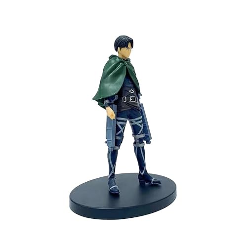 Nmomoytu Anime Attack On Titan Figure Toys Eren Jaeger Mikasa Ackerman Levi Rivaille Levi Ackerman Pvc Action Figure Model 16Cm #TOP1