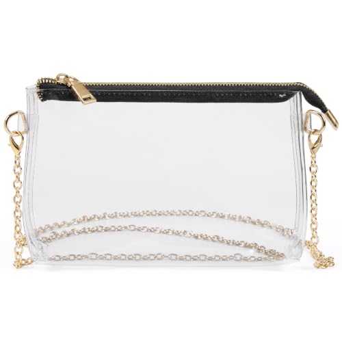 Image of Lorbro Clear Purse for Women, Stadium Approved Crossbody Bag for Concert