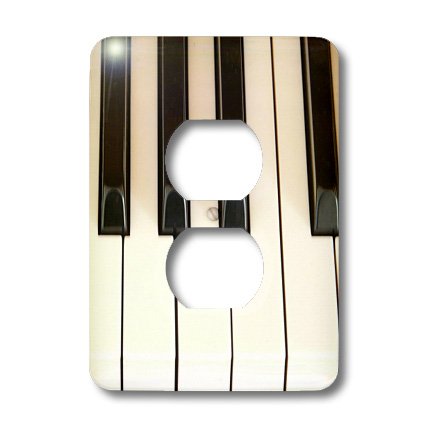 Touches de piano cache prise double pour masquer vos raccordements moches - 3