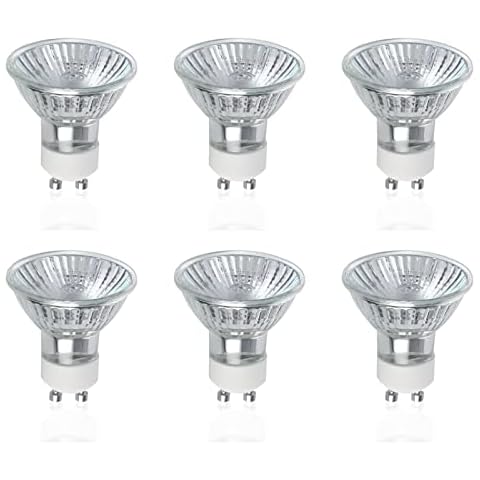 VTERLY GU10 Bombillas Halógenas Regulables, 6 Piezas 50W Cover