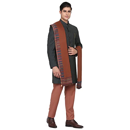 Image of blackberrys Men's Polyester Full Sleeves Business Suit Pants Set