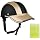 Bicycle Helmet for Adults Small/Large PU Bike Helmet for Women and Men Adjustable Safe 10 Colors Baseball Cap Sunshade 21.7-24.4 INCH Bike Cycling Helmets with 12PCs Reflective Sticker