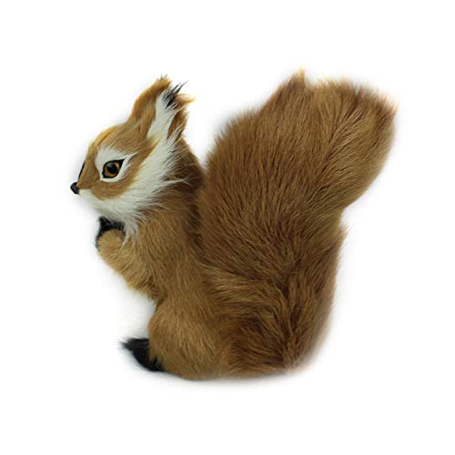 Swovo Tree Ornaments Tree Clip Squirrel With Fluffy Tail Woodland Forest Animal Christmas Tree Ornament 2Pcs(Small+Big) #TOP6