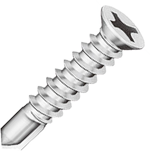 ヤマヒロ ドリルビス SUS410ステンレスジャックポイント 荒目 皿 バラ4.0×16mm D=6SFJ16 1000本入り