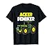 Bauer Traktor Echte Helden fahren Gelbe Felgen Ackerdemiker T-Shirt
