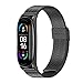 Produktbild Metallarmband für MI-Band 6 5 4 3 Edelstahl-Armband-Handgelenksbänder (Color : AXN Black, Size : For Mi Band 4)