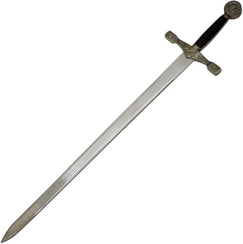 Miniatura 6 de Medieval Warrior Fantasy Swords viene con funda de cuero negro