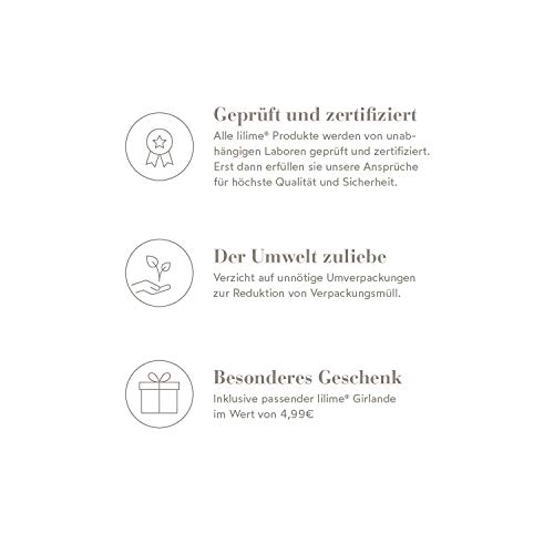 Wimpelkette lilime mit Girlande für Kinderzimmer Dekoration