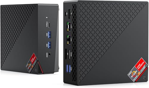 ACEMAGICIAN AM06Pro Mini PC, AMD Ryzen 7 5700U (8C/16T, bis zu 4.3Ghz),16GB DDR4 512GB M.2 SSD Micro PC mit Windows...