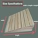 Custom Wooden Curb Ramp for Garage & Patio Door - Driveway Wheelchair Access Ramp, Ideal for Easy Sidewalk Navigation, Durable, Adjustable Size for All Needs