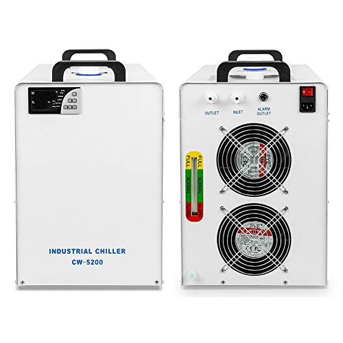 9L/ 2Gal 110V 60Hz CW-5200DG Thermolysis Industrial Water Chiller for CO2 Laser Engraving Cutting Machine