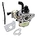 Carburetor Carb w/ Gaskets for Motovox MBX10 MBX11 97cc 2.8hp Mini Baja Doodlebug Doodle Bug Db30 Dirt Pit Mini Bike 3/5" Air Intake