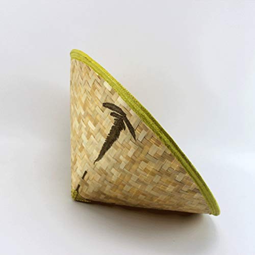 BESPORTBLE Chinês Chapéus Chapéu de Palha Chapéu Coolie Japonês Asiático Agricultor Chapéu DIY Acess