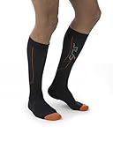 Sub Sports Herren und Damen Kompressions-Socken zur Schienbeinstützung, Knielang - Schwarz - L (EU 43-46)