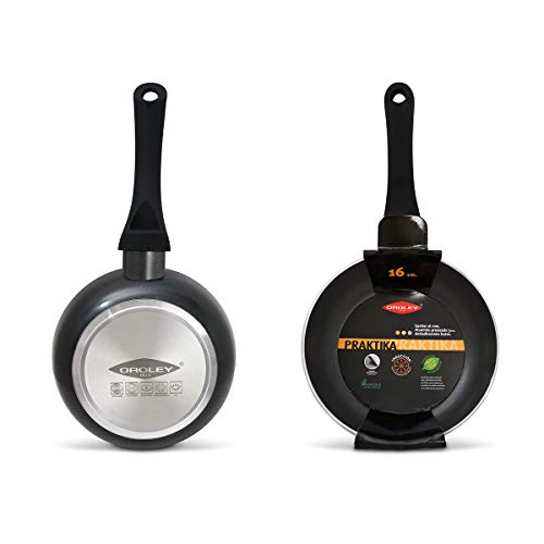 Oroley - Sartén Antiadherente Praktika | Ecológica | para Inducción, Vitrocerámica, Gas |...