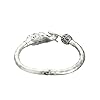 Lucky-Brand-Womens-Bombay-Fillagree-Elephant-Cuff Lucky Brand Silver Elephant Cuff Bracelet, 2.38"