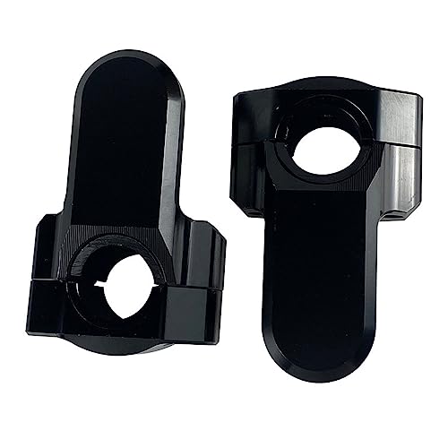 Colliers de serrage pivotants de guidon moto avec inclinaison réglable 22-25mm