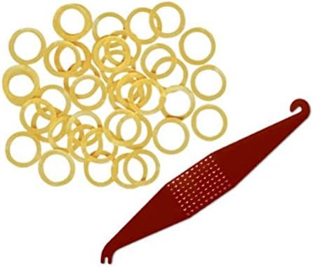 Miniatura 4 de Bandas elásticas ortodónticas de 316 pulgadas, paquete de 100 unidades, naturales, medianas de 3.5 onzas, pequeñas bandas de goma para rastas para