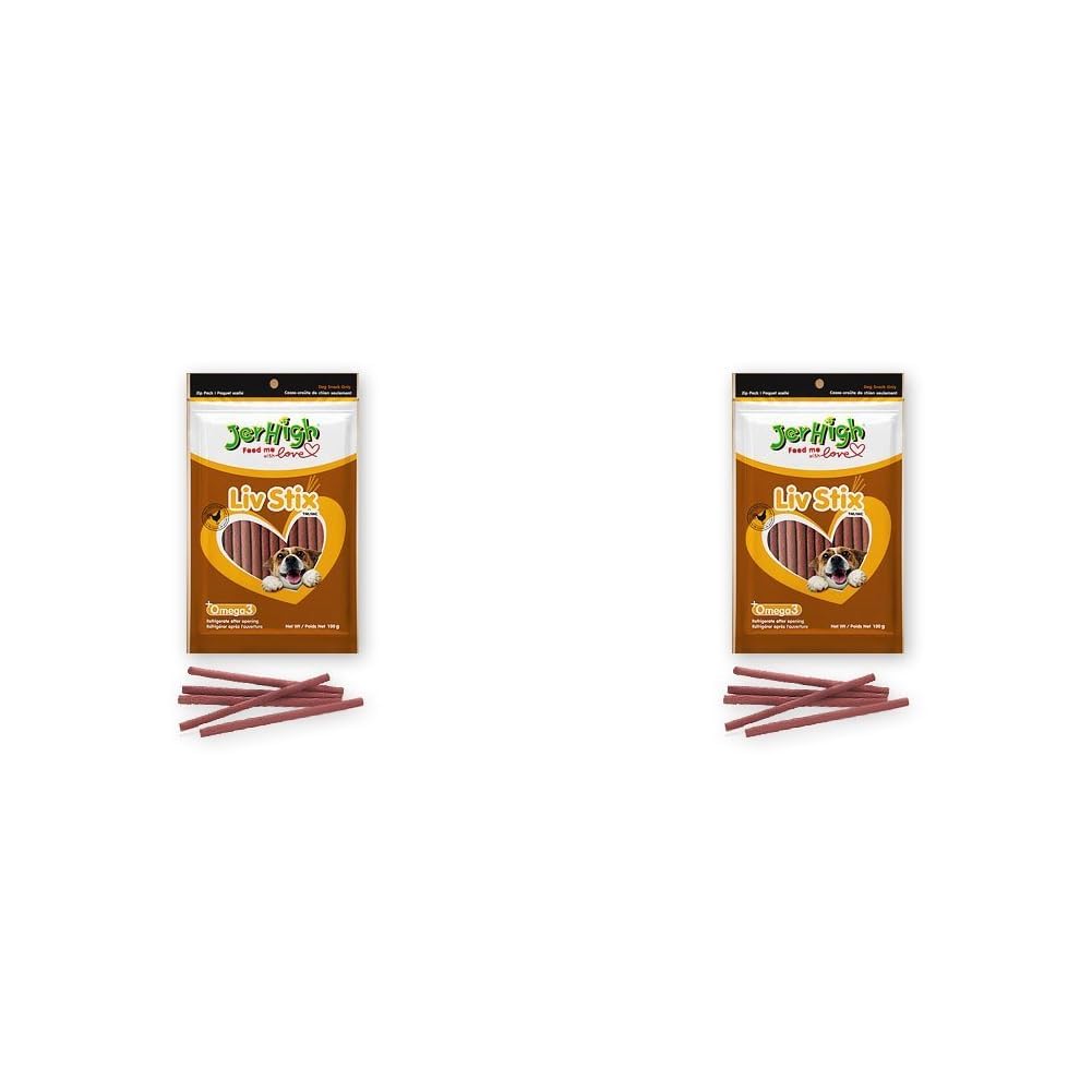 JerHigh Liv Stick Young Adult Dog Treats, Meat Flavor, 100g (Pack of 2) (B0D81C8Y2N) Amazon Price History, Amazon Price Tracker